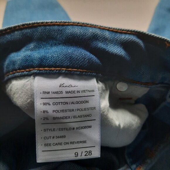 Kancan Jeans Womens 9/28 Low‎ Rise Skinny Ankle Distressed Raw Hem Boho Stretch - Picture 6 of 10